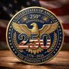 Custom USA 250th Anniversary Commemorative Coin, 250th, 250 Years of Freedom Metal Coin, America Patriot Gift, Eagle & Patriotic Symbols for Celebration Independence Day A03 view 1