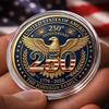 Custom USA 250th Anniversary Commemorative Coin, 250th, 250 Years of Freedom Metal Coin, America Patriot Gift, Eagle & Patriotic Symbols for Celebration Independence Day A03 view 2