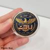Custom USA 250th Anniversary Commemorative Coin, 250th, 250 Years of Freedom Metal Coin, America Patriot Gift, Eagle & Patriotic Symbols for Celebration Independence Day A03 view 4