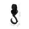 VOSAREA 2pcs Rotatable Heart-Shaped Stroller Hooks for Pram Bag Hanging, Buggy Clip with 360 Swivel, Grocery Bag Holder, Essential Stroller Accessories for Travel and Shopping view 2