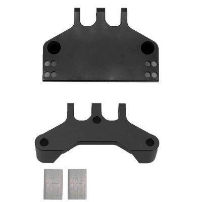 RC Car Parts for MN for MN128 MN86 MN86S MN86KS MN86K 4WD G500 Metal Steering Gear Bracket Servo Base for Seat Crawler rc Car Parts Modified Accessories(Black)