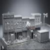 40mm Heroic Scale City Block Terrain Bundle | Size 3 Size 4 Buildings and Street Scatter | Unofficial Accessory Compatible with Marvel Crisis Protocol | Unpainted RPG Models view 1