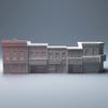 40mm Heroic Scale City Block Terrain Bundle | Size 3 Size 4 Buildings and Street Scatter | Unofficial Accessory Compatible with Marvel Crisis Protocol | Unpainted RPG Models view 2