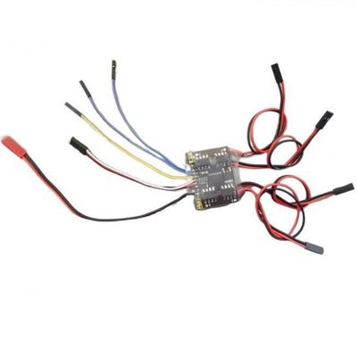 4-Way 5A Bidirectional Brushed ESC Electronic Speed Controller 6V-14V 3S Dual Modes Mixing/Independent Control 5V 1.5A BEC for RC Model Tank Tracked Vehicle
