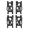 AQWBTYD Compatible with Wltoys 144001 144002 144010 124007 124008 124016 124017 4pcs Front and Rear Suspension Arm Set RC Car Spare Parts RC Assortment view 1