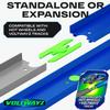 VOLTWAYZ Straight & Curved Track Compatible with Hot Wheels - 24-Piece 1:64 Scale Raceway Expansion (20 Feet Total) - Straights, High-Banked Curves & Connectors view 3