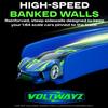 VOLTWAYZ Straight & Curved Track Compatible with Hot Wheels - 24-Piece 1:64 Scale Raceway Expansion (20 Feet Total) - Straights, High-Banked Curves & Connectors view 4
