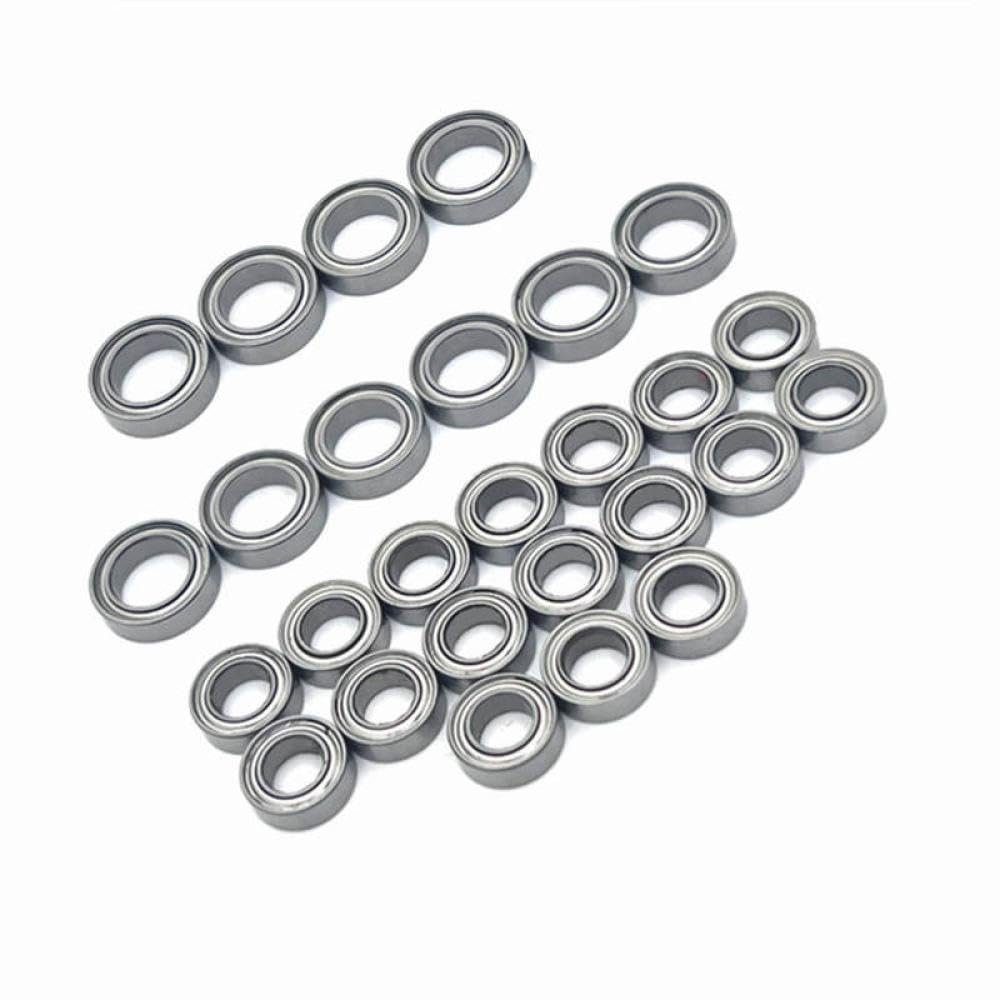 COMODO RC Car Ball Bearings Metal Replacement Set for MN128 MN86 G500 1/12 Scale Crawler 27pcs 5mm & 7mm Bearings