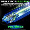 VOLTWAYZ Straight Track Pieces Compatible with Hot Wheels - 24-Piece Extension Pack for 1:64 Scale Racing (20 Feet Total) - Blue Straight Tracks & Connectors view 4