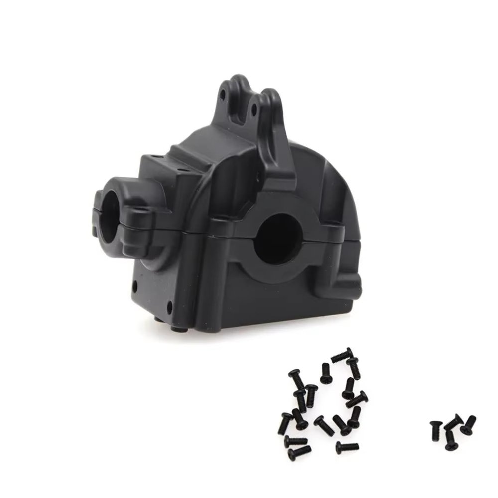 Compatible with WLtoys 144001 1/14 RC Car Spare Parts Metal Wave Box Gear Box Upper and Lower Cover 144001-1254 RC Assortment(Black)