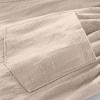 2 Pack Boys Cotton Linen Shorts Summer Casual Drawstring Knee Length Bermuda Shorts Kids Teen High Waist Elastic Baggy Quick Dry Short Pants Toddler Breathable Beach Pants,A, Size 2-3 Years view 4