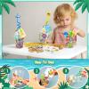 12 Pack Pool Beach Birthday Party Favors with Cups Summer Silly Straws Bulk view 3