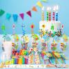12 Pack Pool Beach Birthday Party Favors with Cups Summer Silly Straws Bulk view 4