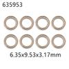 8pcs Metal Bearings for 901 901A 903 903A 905 905A 1/12 Scale RC Car Replacement Parts(635953) view 2
