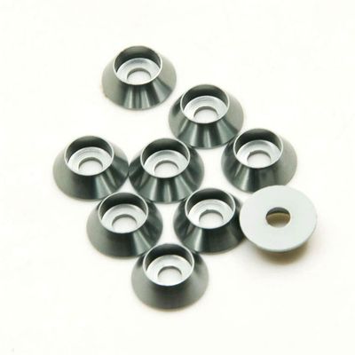 COMODO 10Pcs Aluminum M3 Countersunk Head Washer Gasket Cap Screw for RC Models Compatible Replacement Hardware Parts(Titanium)