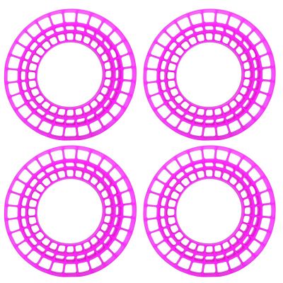 MOOKEENONE Silica Gel Rubber Tires Insert Fit 110-115mm 1.9" Tires for 1/10 RC Car Purple