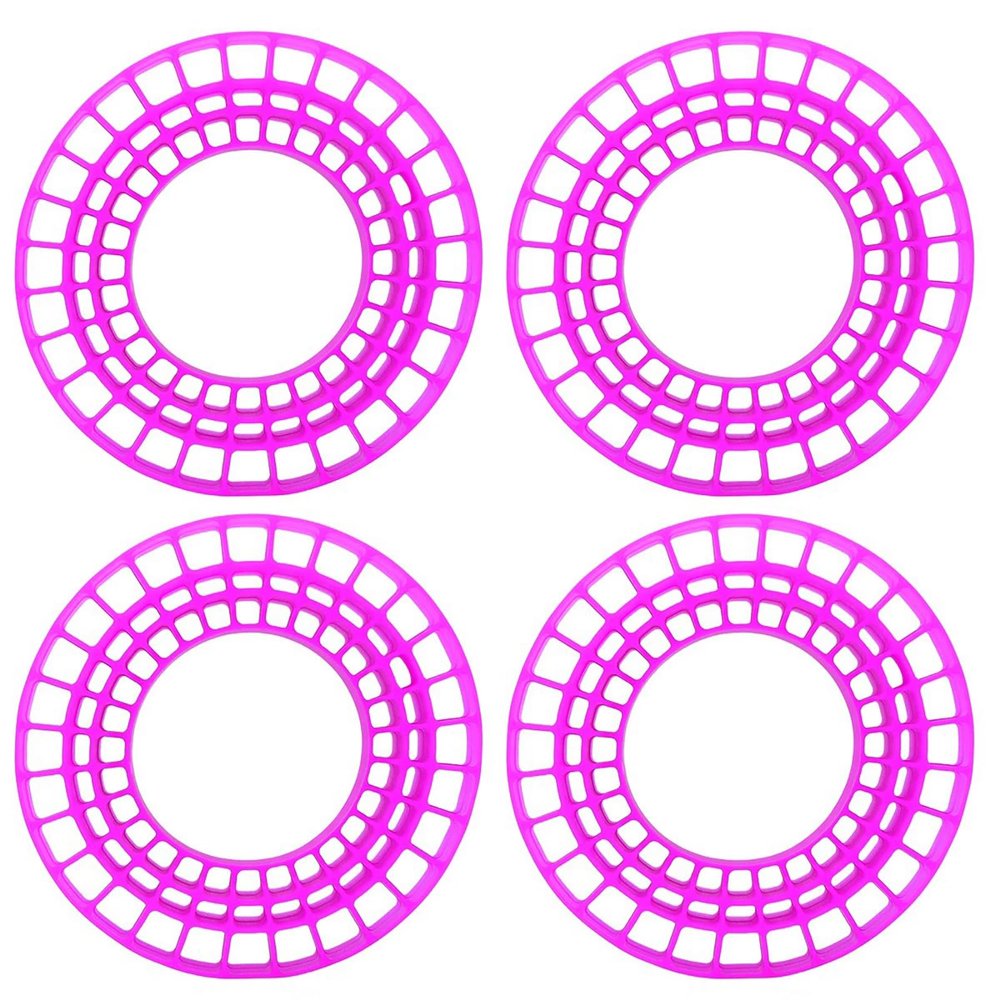MOOKEENONE Silica Gel Rubber Tires Insert Fit 110-115mm 1.9" Tires for 1/10 RC Car Purple