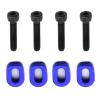 Blue 4PACK Motor Base Reinforcement for TRAXXAS 1/5 X-Maxx 8S Monster Truck US view 1