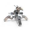 3D Metal Puzzle 410PCS Mecha Model Kit DIY Four Legged Mechanical Assembly Rotating Robot Display Desk Ornament Collectible Build Creative Engineering Hobby Gift for Adults view 3