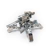 3D Metal Puzzle 410PCS Mecha Model Kit DIY Four Legged Mechanical Assembly Rotating Robot Display Desk Ornament Collectible Build Creative Engineering Hobby Gift for Adults view 4