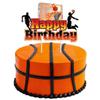 1 PCS Basketball Happy Birthday Cake Topper Sports Themed Cake Decorations for Boys Kids Birthday Party Game Night Supplies view 1
