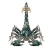 3D Metal Puzzle Mechanical War Scorpion Model Kit, DIY Cyberpunk Metal Assembly Scorpion with 1073 Pieces, Articulated Metal Creature Building Kit Desk Display Collectible Gift for Adults(Green) view 1