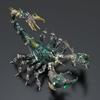 3D Metal Puzzle Mechanical War Scorpion Model Kit, DIY Cyberpunk Metal Assembly Scorpion with 1073 Pieces, Articulated Metal Creature Building Kit Desk Display Collectible Gift for Adults(Green) view 3