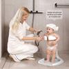Multi-Mode Baby Standing Bath Aid with Adjustable Height, Parent-Child Interaction Support, Standing Bath and Massage Mode, Wall-Mounted Storage view 2