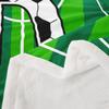 Erosebridal Boys Soccer Blanket Baby Size, 3D Football Playground Throw Blanket for Sofa Couch,Personalized Initial R Fleece Blankets Sports Games Sherpa Flannel view 3