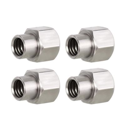 4PCS M2 5 Long Wheel Nuts 2mm 3mm 4 5mm Compatible with 1 18 Scale RC Crawler Car Upgrade Parts Compatible with Various RC Models(2MM)