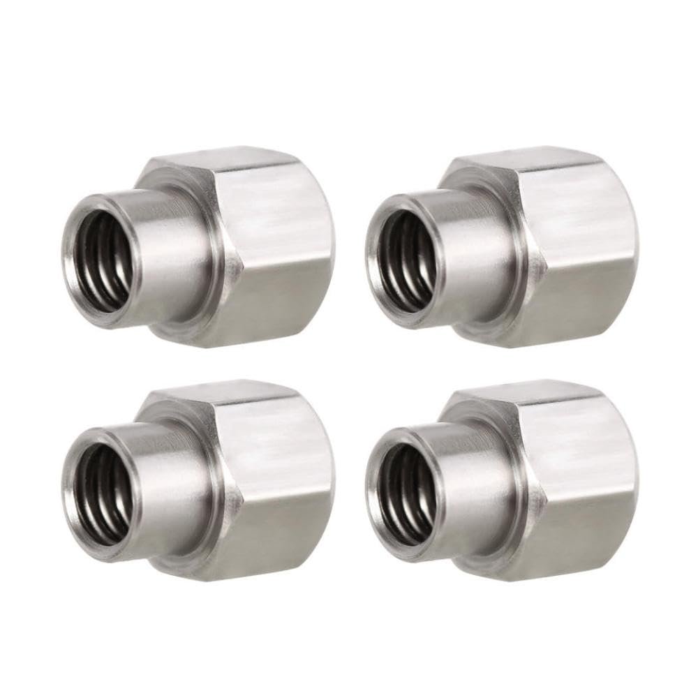 4PCS M2 5 Long Wheel Nuts 2mm 3mm 4 5mm Compatible with 1 18 Scale RC Crawler Car Upgrade Parts Compatible with Various RC Models(2MM)