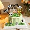 14PCS Soccer Cake Topper Decorations Set with Soccer Ball Cupcake Toppers and Player Figures for Soccer Birthday Party Sport Theme Supplies view 3