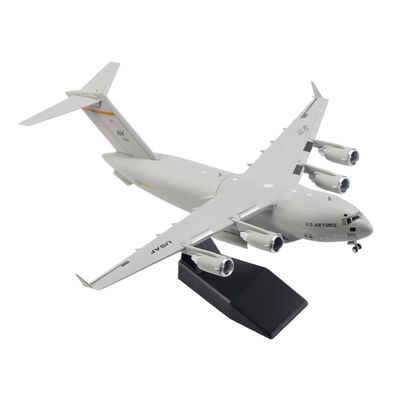 Eairsoky 1:200 Scale C-17 Globemaster III Die cast Model Strategic Transport USAF Heavy Lifter Metal Aircraft Models for Collection or Gift