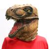 Full Head Dinosaur Mask,Realistic Tyrannosaurus Dino Head Mask,Scary Dino T-rex Headgear for Halloween Christmas Role-Play Party,Horror Dinosaur Head Masks Outfit view 3