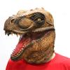 Full Head Dinosaur Mask,Realistic Tyrannosaurus Dino Head Mask,Scary Dino T-rex Headgear for Halloween Christmas Role-Play Party,Horror Dinosaur Head Masks Outfit view 4