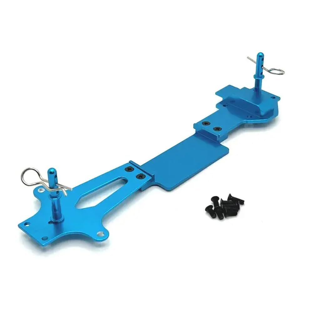 144001 144002 144010 144016 144018 RIaarIo Metal Second Floor Board Plate with Body Mount Post 1 14 Scale Compatible with RC Car Models Aftermarket(Blue)