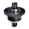 20CrMnTi Steel + 7075 Alloy 51T Center Complete Differential for Traxxas 1/8 4WD Sledge Monster Truck 95076-4 Upgrades - Black view 1