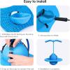 Balance Jumping Ball, Pogo Ball with Handle and Pump, Pogo Jumper Balance Trainer for Kids Adults, Indoor Outdoor Fitness Coordination Exercise Toy Fun Sports view 3