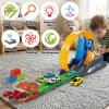 Frontoytall Race Track Car Catapult Toy, 6 Die-cast Vehicles, Kids 3 4 5 6 view 2