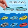 Frontoytall Race Track Car Catapult Toy, 6 Die-cast Vehicles, Kids 3 4 5 6 view 4