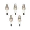 5Pcs Fit For Spark Plug CMR6H Compatible With HT130 HT130Z HT131 HT131Z HT133 HT56C KM130 KM130R-Z KM130R view 1