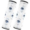 Sgaesgte Blue Eyes Baby Car Seat Straps Pads, Seat Belt Cover Pad Shoulder Strap Protectors for Kids Women, 2Pcs Infant Seat Belt Cushion for All Car Seats, Backpack, Camera Bag (Medium) view 2