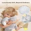 BG-BABYGO Peek A Boo Elephant Toy, Interactive Singing Stuffed Elephant Plush with Moving Ears, Musical Stuffed Animal for Babies and Toddlers, Adorable Baby Toy with Gift Box view 3