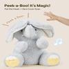 BG-BABYGO Peek A Boo Elephant Toy, Interactive Singing Stuffed Elephant Plush with Moving Ears, Musical Stuffed Animal for Babies and Toddlers, Adorable Baby Toy with Gift Box view 4