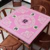 Mahjong Mat 27.6x27.6 Polyester Mahjong Table Mat with Clear Prints Fade-Resistant for Table Card Board Tile Games, Style 1, for view 2