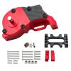 Rc Drift Cars Parts for Axial for SCX10 for LCG for SCX10 II III 1/10 Metal Aluminum Transmission Upgrade Kit Complete Gearbox Assembly RC Parts(Red) view 2
