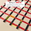 RADESCOO Climbing Cargo Net - Customizable Sizes, Versatile Webbing Nets for Safety Protection, Ninja Obstacle Course Climbing Net for Kids, Outdoor Tree House(4x8ft) view 2
