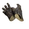 2Pcs Realistic Wolf Mask with Claws Gloves,Half Face Werewolf Mask,Horror Animal Masks Fancy Dress for Halloween Carnival Costume Party,Moon Night Scary Wolf Man Costume Set view 3