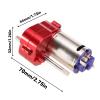 1/12 RC Car Upgraded Metal Gearbox Gear High Speed Motor Parts & Accessories(Silver) view 2