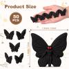 Chunful 50 Pcs Mini Mothman Figurines Tiny Moth Man Figures Bulk Small Mothman Statue Cute Cryptid Creature for Cake Garden Window Desktop Decor Hide Seek Birthday Party Gifts Collectibles view 2
